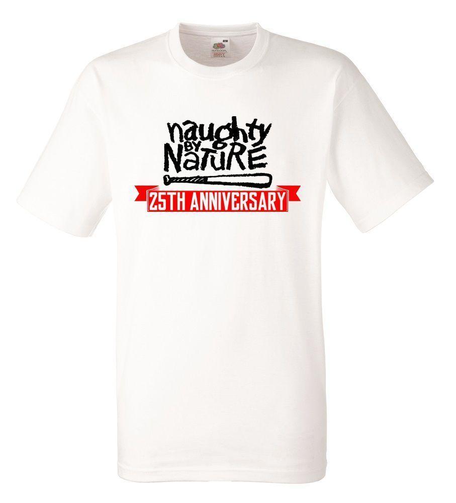 Cool Nature Logo - Naughty By Nature Logo White Herren T Shirt Men Rock Band Tee Shirt ...