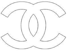 White Chanel Logo - Printable Coco Chanel Logo INSTANT DOWNLOAD, Parfume Chanel Logo ...