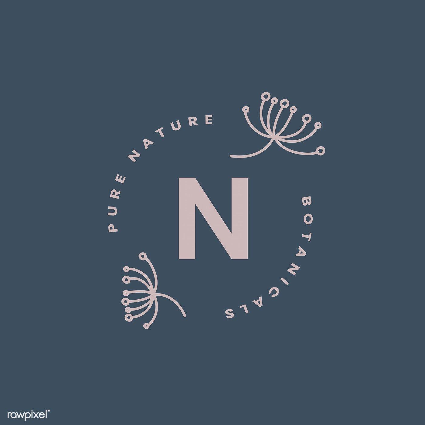 Cool Nature Logo - Pure nature logo design vector | free image by rawpixel.com | Nature ...