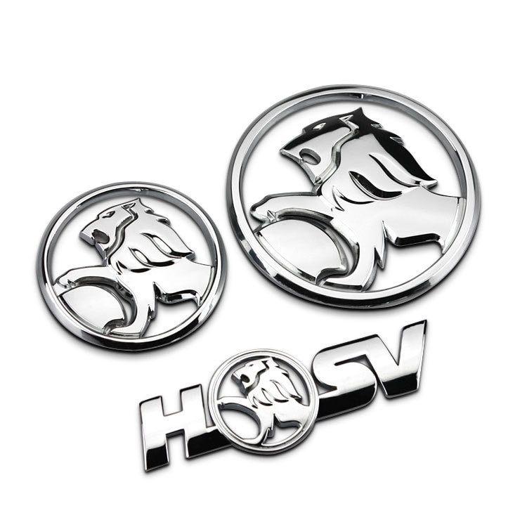 Silver Lion Car Logo - Uneven Round Lion Silver Chrome Metal Car Styling Front Trunk ...