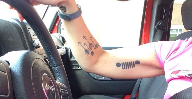Jeep Tattoo  Jeep tattoo Elephant tattoo design Couple matching tattoo