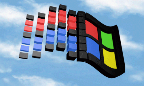 Microsoft Windows 95 Logo - GIF vaporwave windows 95 microsoft - animated GIF on GIFER - by Modighma