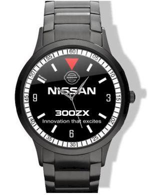 300ZX Logo - Nissan 300ZX Logo Black Steel Watch