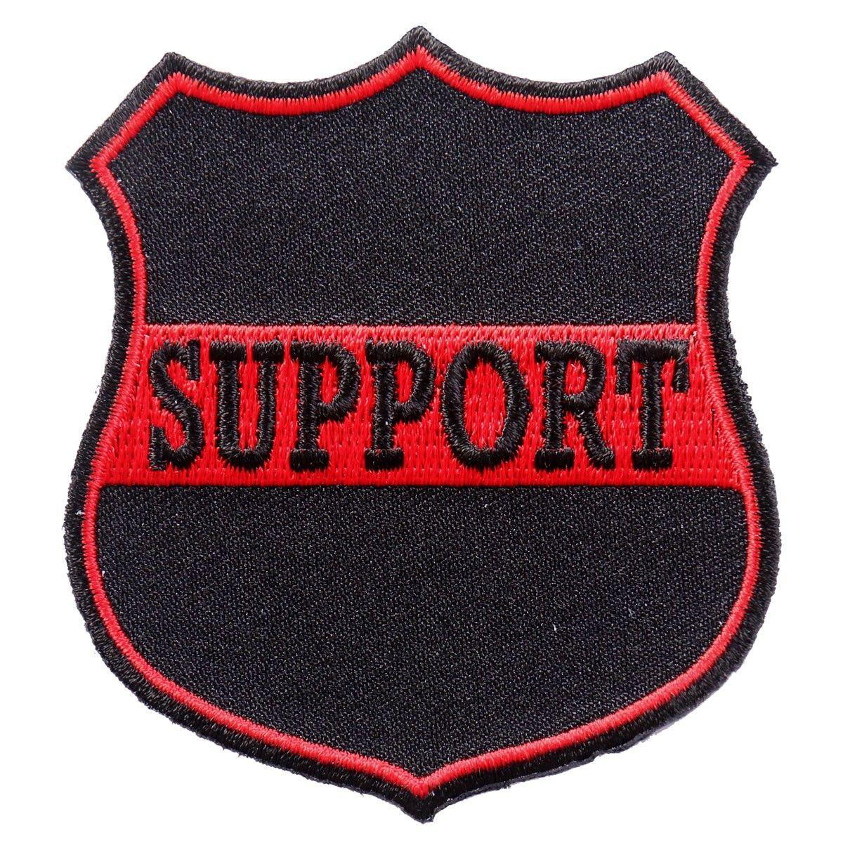Thin Red P Logo - Thin Red Line Support Patch (3 W x 3 H)