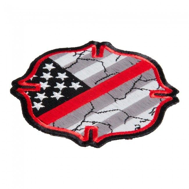 Thin Red P Logo - Maltese Thin Red Line Flag Patch
