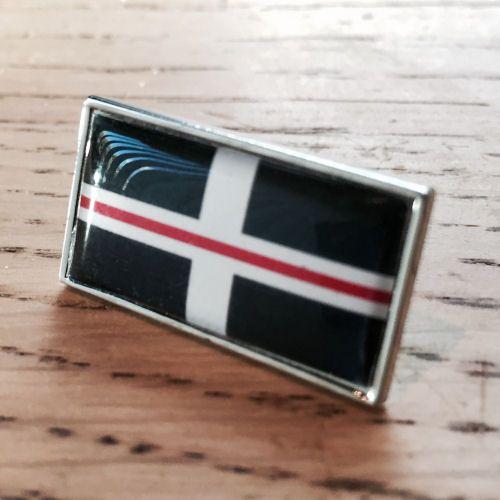 Thin Red P Logo - Thin Red Line Cornwall Cornish Flag Firefighter Pin Badge EL TBL07C Red