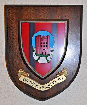 Regiment Support Squadron Logo - 219 HQ & Support Squadron Royal Engineers regimental mess wall ...