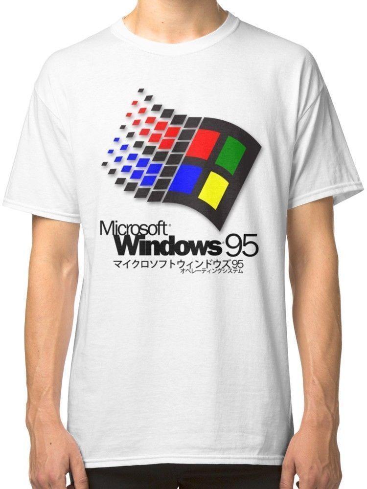 Windows 95 Logo - NEW WINDOWS 95 LOGO MEN WOMEN T SHIRTS S 5XL Great Tees Latest ...