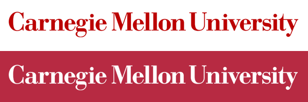 Carnegie Mellon University Logo - Logos, Colors and Type & Communications