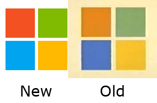 Windows 95 Logo - Microsoft's new corporate logo was previously seen in Windows 95 TV ...