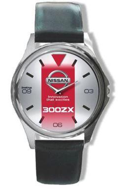 300ZX Logo - Nissan 300ZX Logo Leather Watch