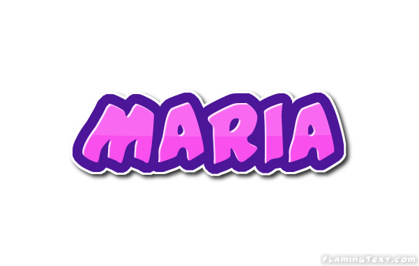 Maria Logo - Maria Logo | Free Name Design Tool from Flaming Text