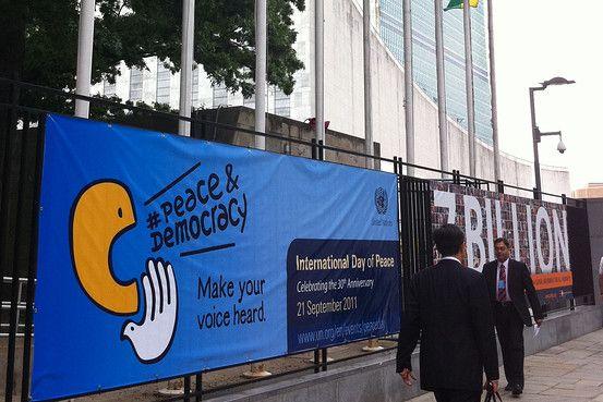 UN Building Logo - Building Brands for World Peace: How U.N. Makes Logos - Metropolis - WSJ