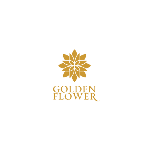 Gold Flower Logo - Create a captivating logo for Golden Flower Chinese Takeaway. Logo