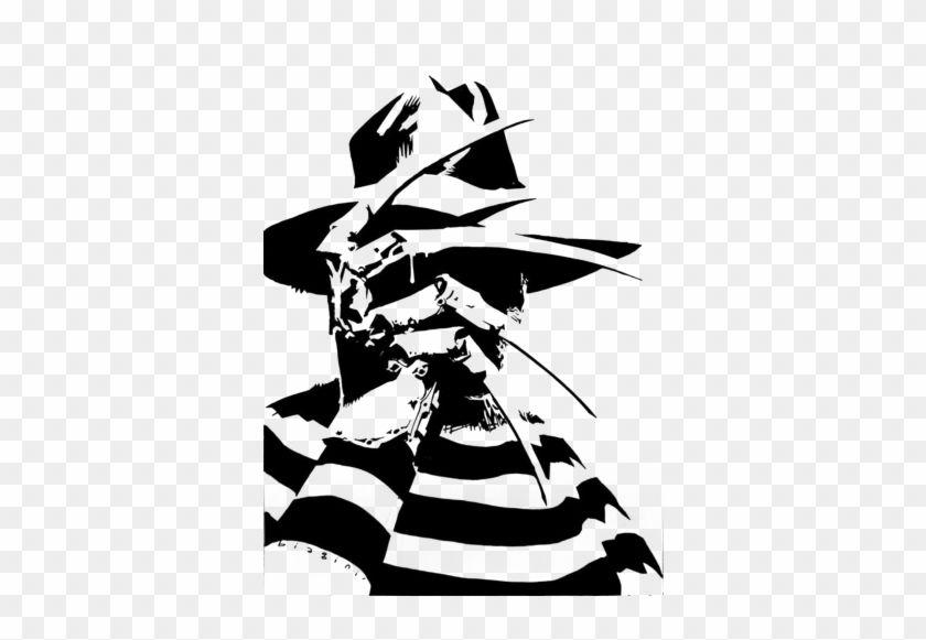 Freddy Krueger Logo - Freddy Krueger Black And White Transparent PNG Clipart Image