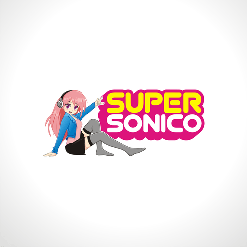 Sonico Logo - Super Sonico en busca de su logo emblema: sexy - contemporáneo ...