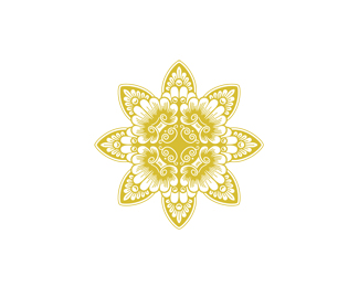 Gold Flower Logo - 50 Beautiful Flower logo Design for Inspiration - Jayce-o-Yesta