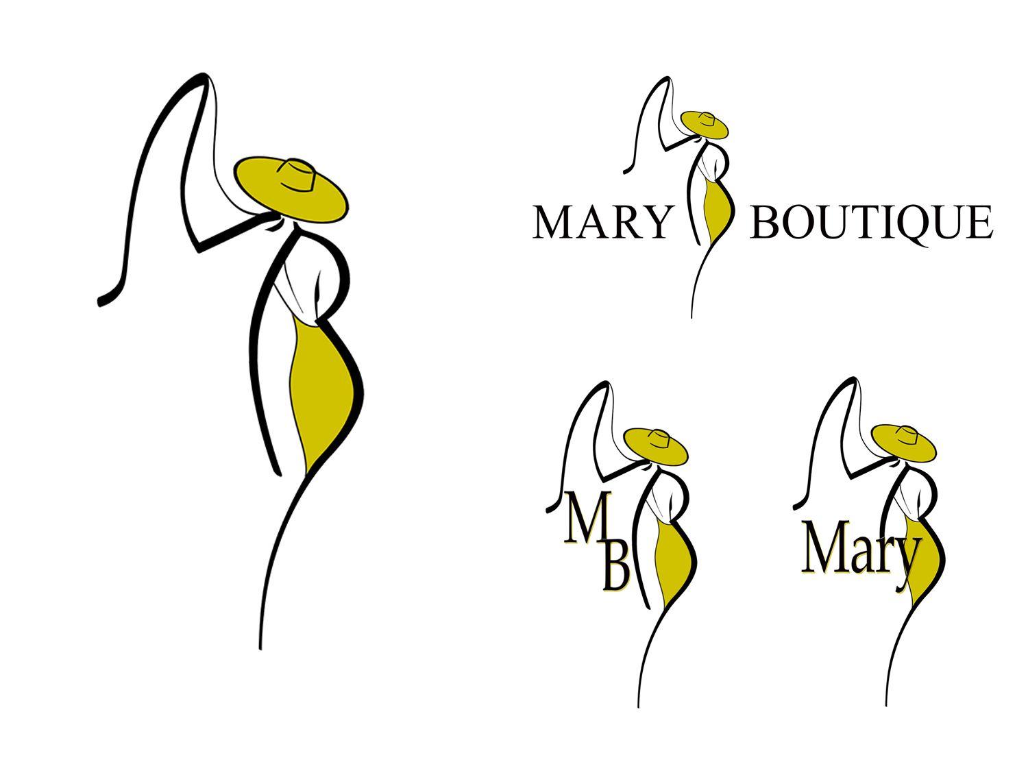 Yellow Fashion Logo - Feminine Logo Designs. Fashion Logo Design Project for a