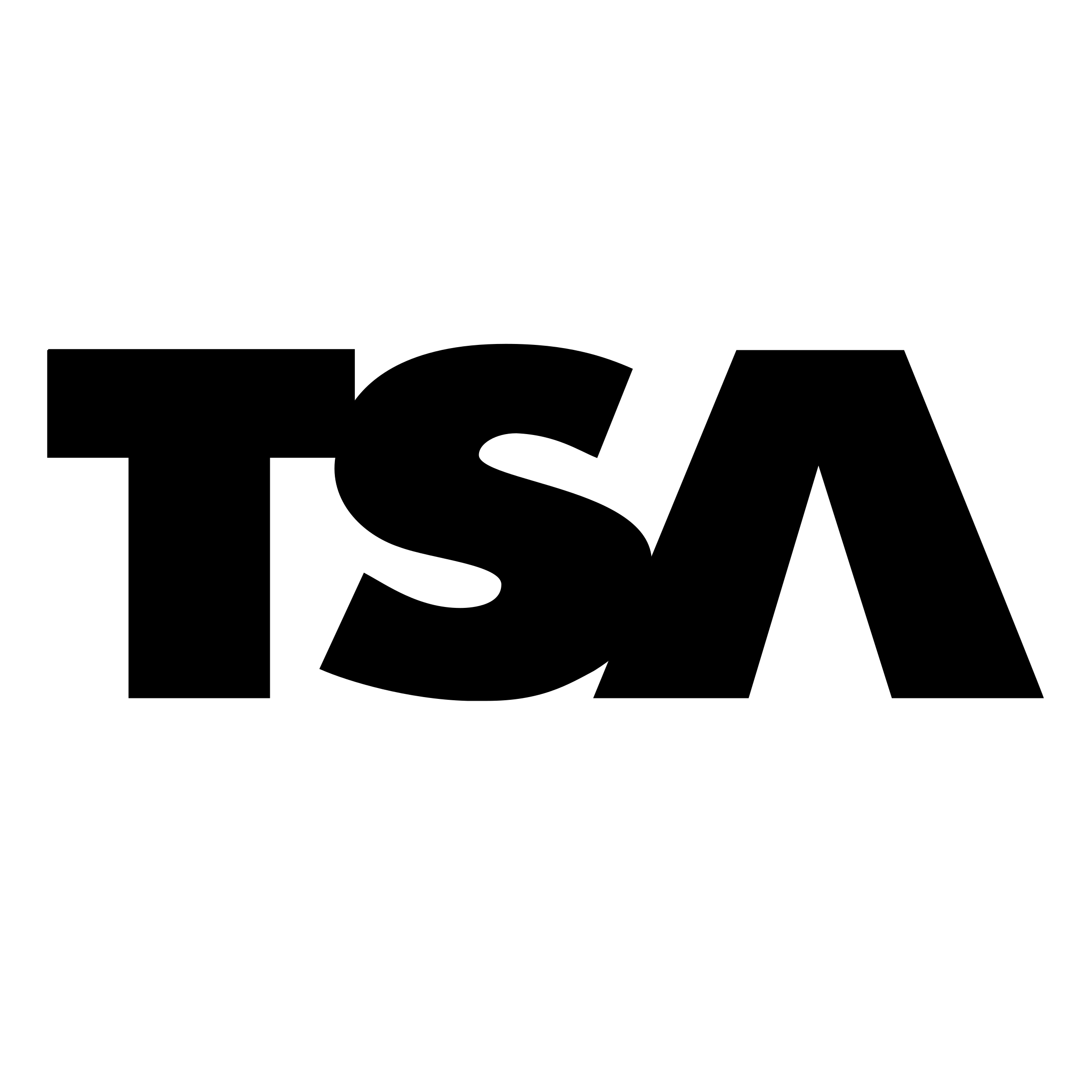 Black and White TSA Logo - TSA Logo PNG Transparent & SVG Vector - Freebie Supply