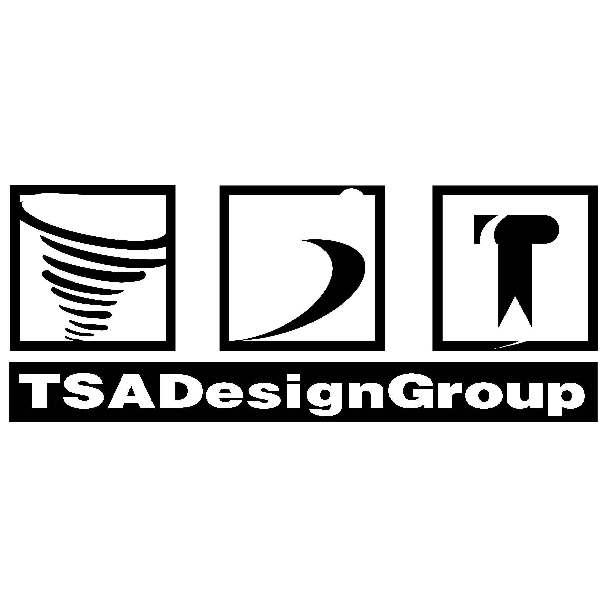 Black and White TSA Logo - TSA Design Group Logo PNG Transparent & SVG Vector