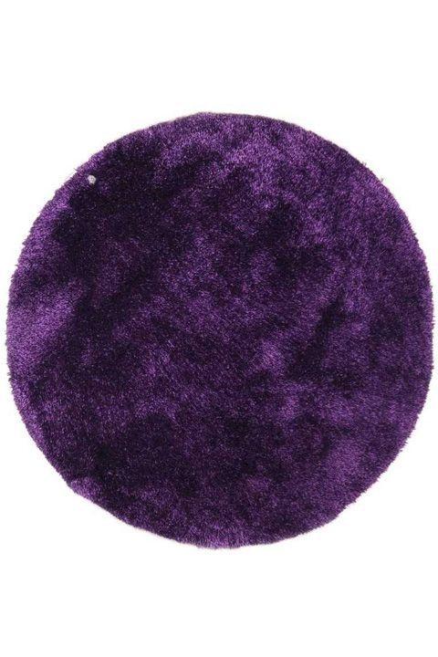 Blue Purple Circle Logo - Tom Tailor Soft Shaggy - Purple Circle Rug | Modern Rugs