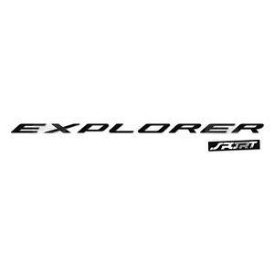 Ford Explorer Logo - for Ford 2013 - 2015 Explorer Sport Logo Emblem Matt Black & Glassy ...