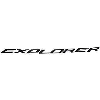 Ford Explorer Logo - 8 Letter Set Matte Black Finish Front Hood 3D Letters