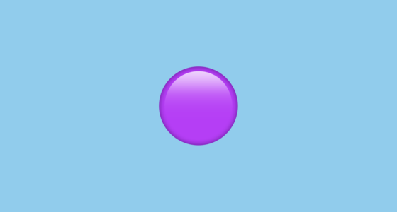 Blue Purple Circle Logo - Purple Circle Emoji