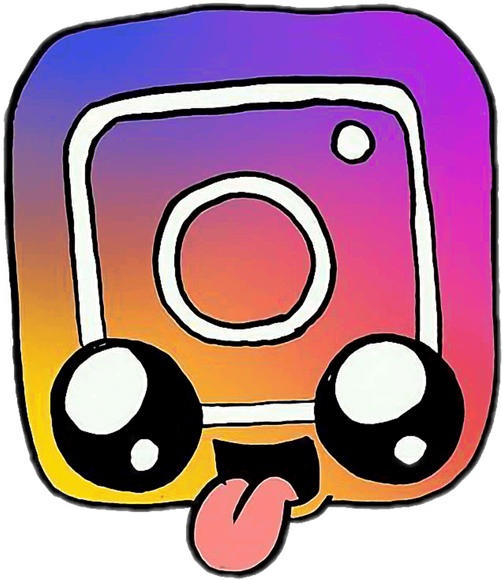 Cute Instagram Logo - sckawaii kawaii cute instagram logo instagramlogo picsa