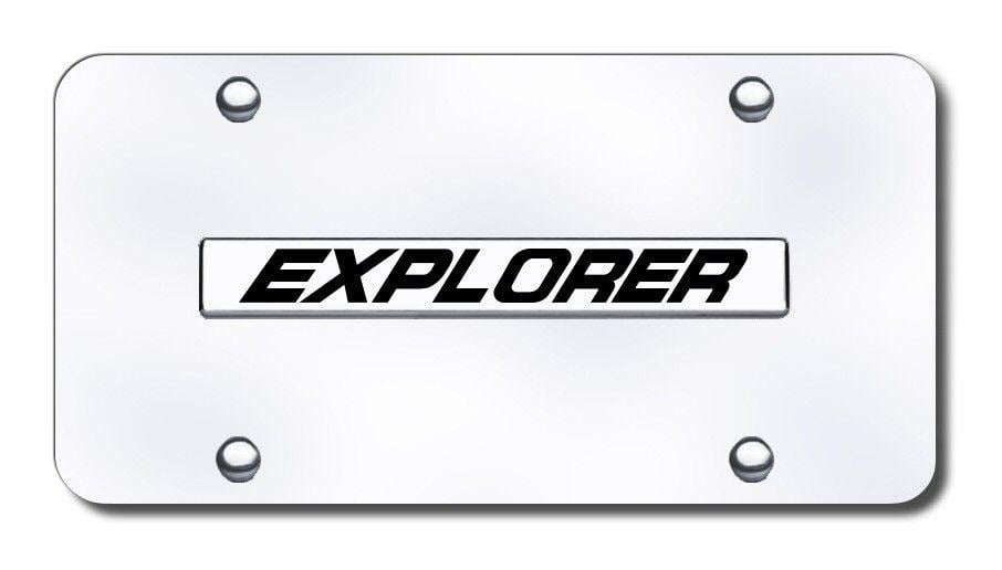 Ford Explorer Logo - Ford Explorer Logo Front License Plate