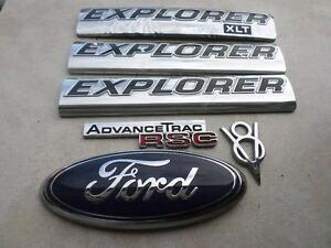 Ford Explorer Logo - 06-09 Ford Explorer Xlt V8 Advance Trac RSC 6L24-7843156-BA Logo ...