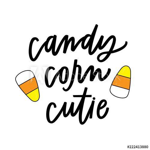 Cutie Food Logo - Candy Corn Cutie this stock vector and explore similar vectors