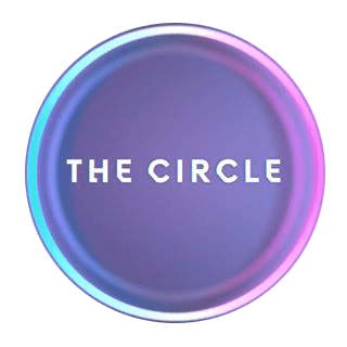 Blue Purple Circle Logo - Woodchip & Magnolia suppliers of wallpaper to the Circle Channel 4