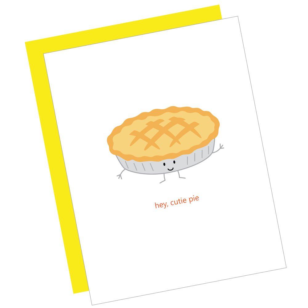 Cutie Food Logo - Hey, Cutie Pie. queenie's cards
