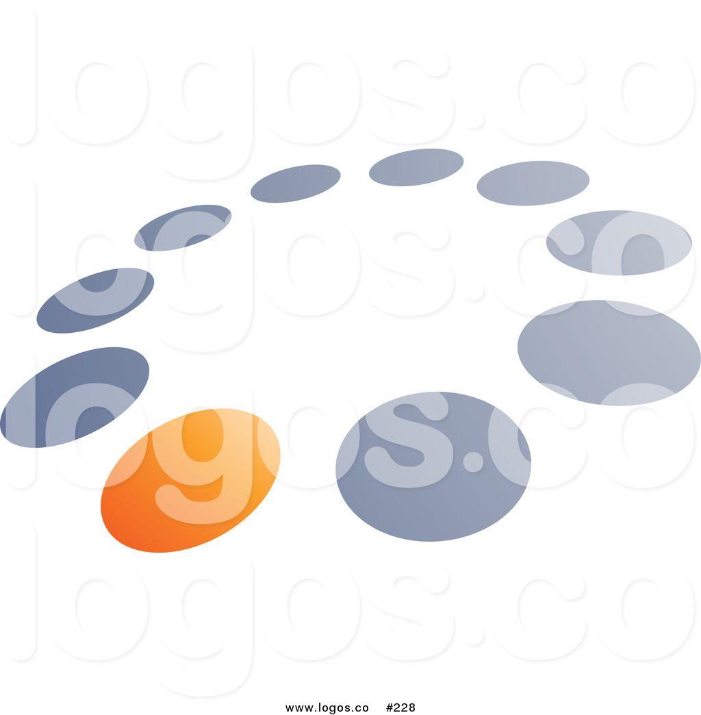 Orange White Dot Logo - Orange dots Logos