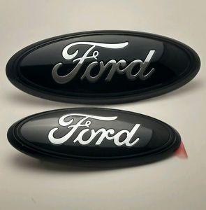 Ford Explorer Logo - 2017 2018 19 Ford Explorer Badge, Gloss Black 9grill 7