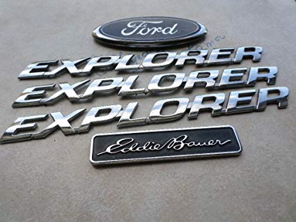 Ford Explorer Logo - Amazon.com: 04-06 Ford Explorer Eddie Bauer Side Door Fender Logo ...