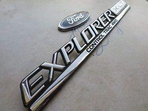 Ford Explorer Logo - 95-97 Ford Explorer XLT Control Trac 4WD Logo E9EB-5842550-BA Emblem ...