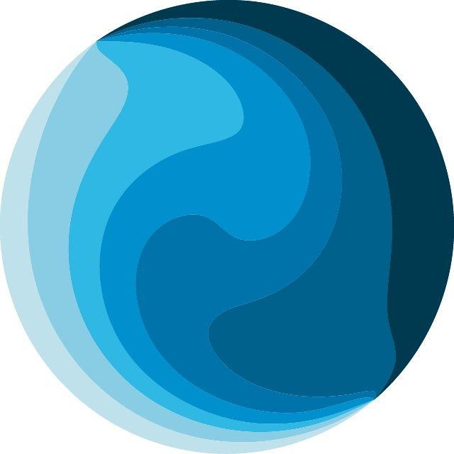 Round Blue Logo - BLUE ROUND DESIGN ELEMENT - Download at Vectorportal