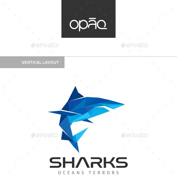 Shark in Triangle Logo - Curious Triangle Logo Templates from GraphicRiver