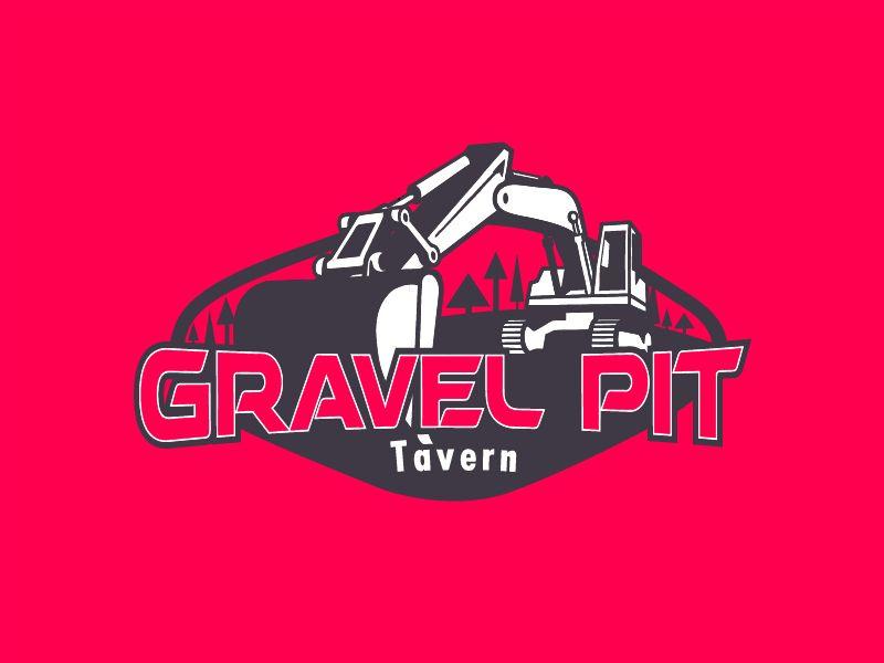 Softball Bar Logo - Gravel Pit Tavern Logo
