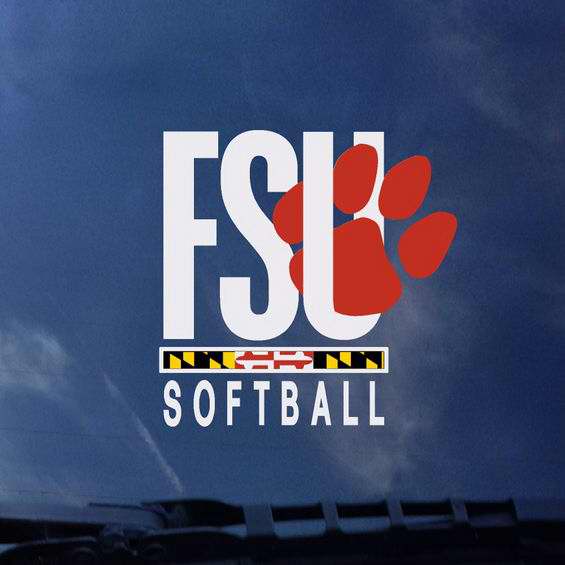 Softball Bar Logo - FSU Bookstore - Color Shock Decal of FSU Athletics Logo MD Flag Bar ...