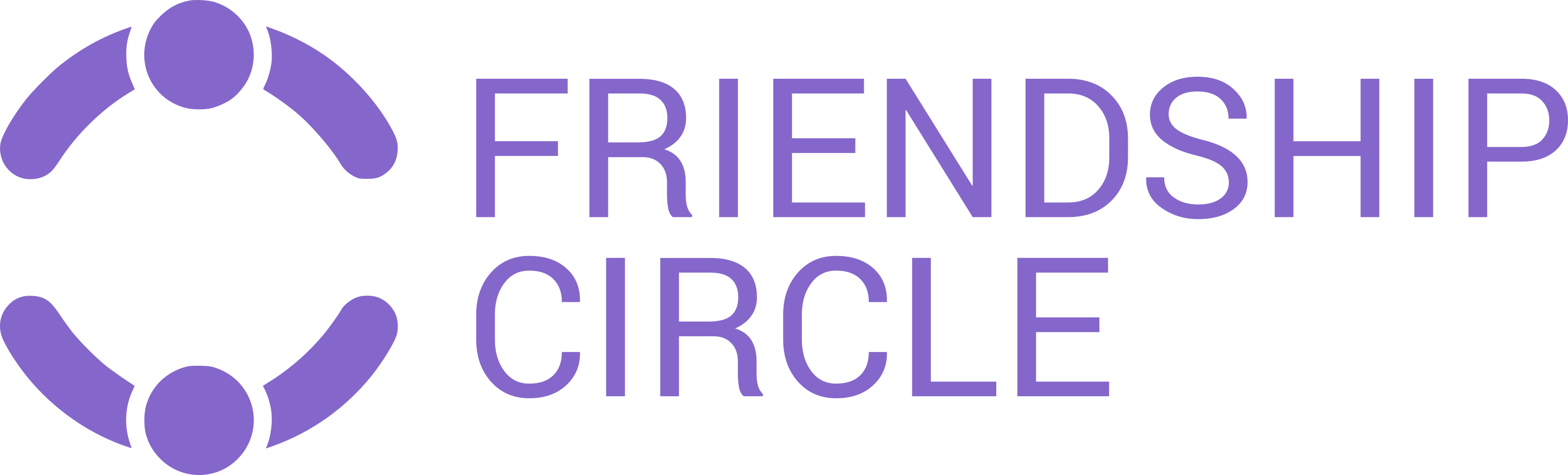 Blue Purple Circle Logo - Logos | Friendship Circle