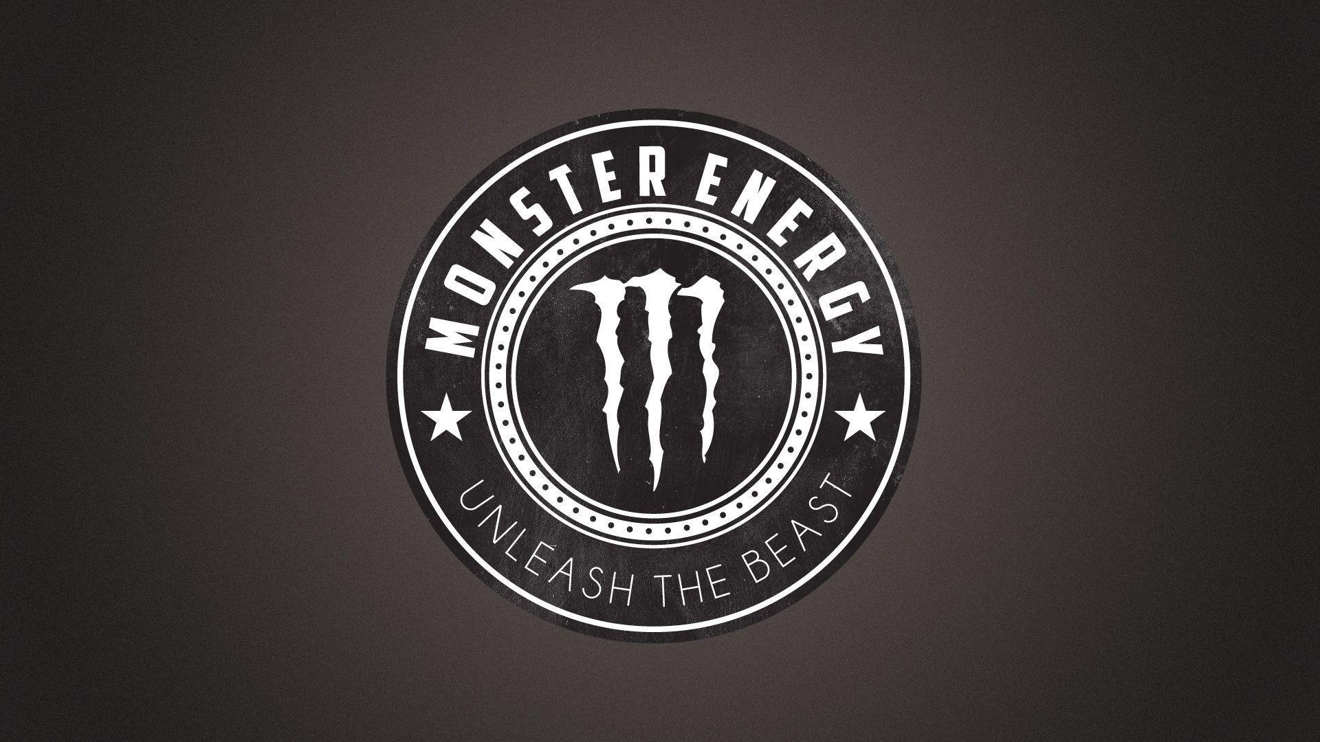Black and White Monster Energy Logo - Monster Energy Wallpaper HD 2016