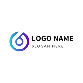 Blue Purple Circle Logo - Free Company Logo Designs. DesignEvo Logo Maker