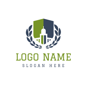 Blue Green College Logo - Free College & University Logo Designs | DesignEvo Logo Maker