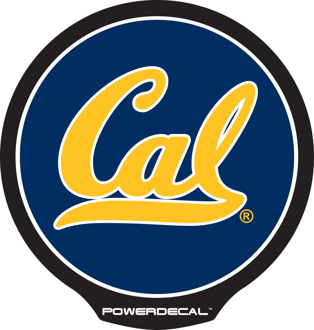 Blue and Yellow Round Logo - PowerDecal PWR290601 Decal College University Of California Logo ...