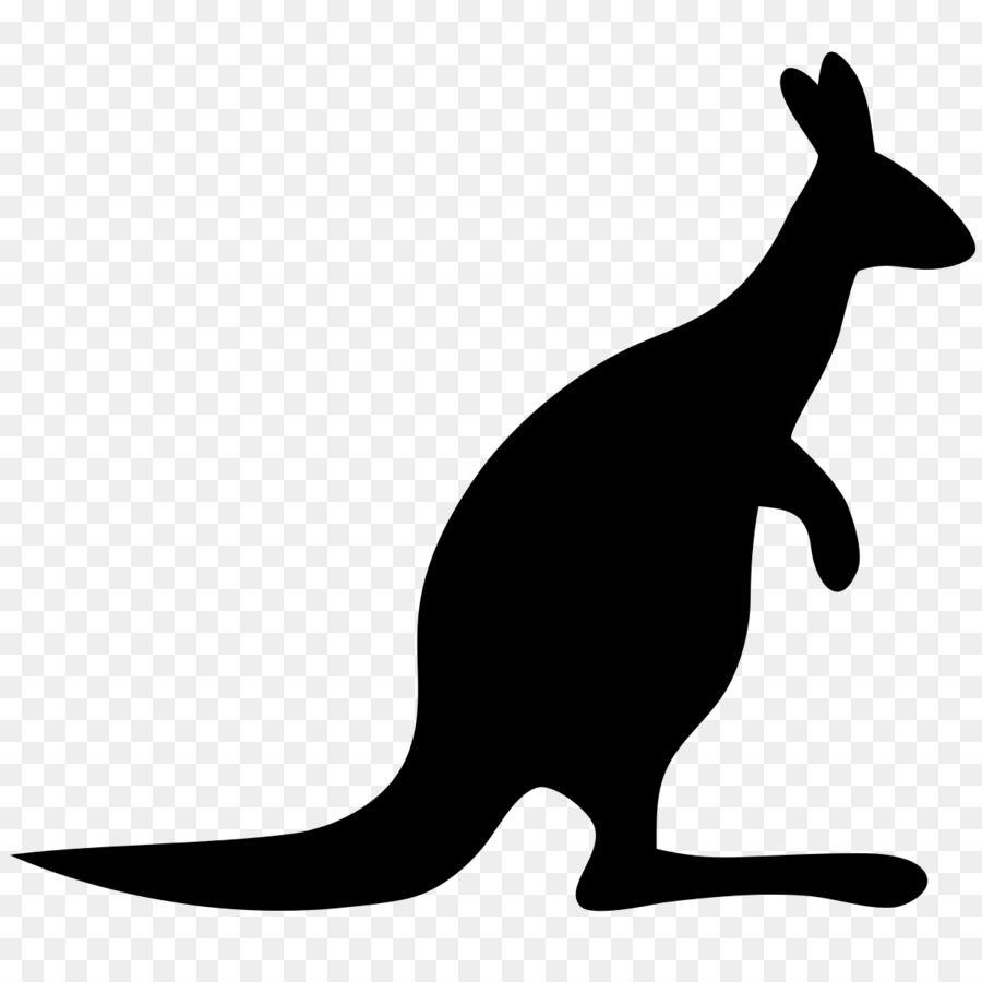Black and White Kangaroo Logo - Canberra Germany Kangaroo Macropodidae Animal - kangaroo png ...