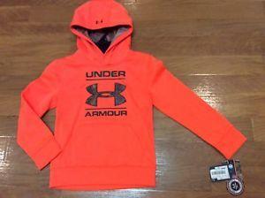 Orange Under Armour Camo Logo - NEW WITH TAGS UNDER ARMOUR MAGMA ORANGE REALTREE CAMO LOGO HOODIE
