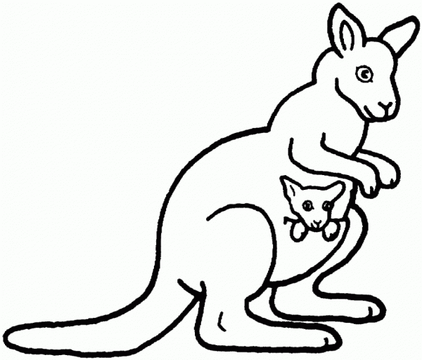 Black and White Kangaroo Logo - Kangaroo clipart black and white 4 | Nice clip art